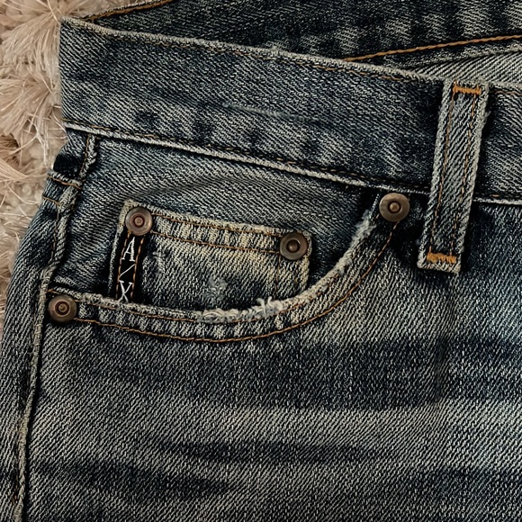 Authentic A/X Armani Exchange women’s distressed boot cut jeans size 6 short. - Picture 5 of 5